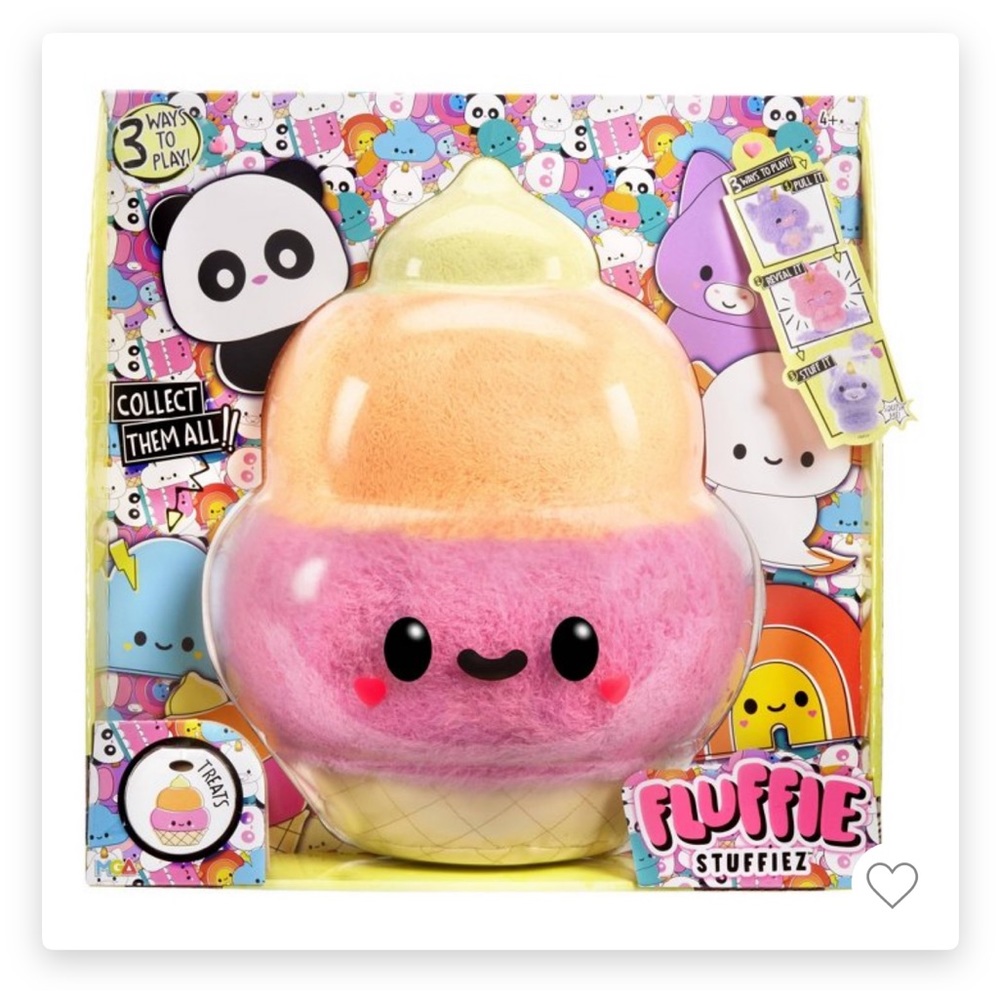 NWT Fluffie Stuffiez Large Plush - Collectible
Ice Cream Surprise Reveal